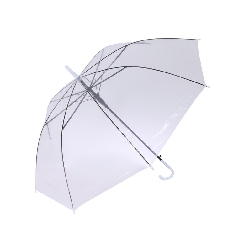 Transparent Umbrella PVC 8 Wire Rain Gear, 94 cm image 8