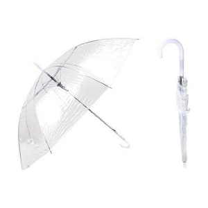 Transparent Umbrella PVC 8 Wire Rain Gear, 94 cm image 4