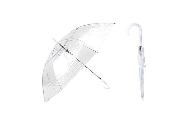 Transparent Umbrella PVC 8 Wire Rain Gear, 94 cm image 4