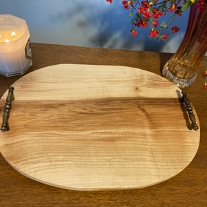 18x12 Live Edge Charcuterie Board, GRANNY Maple Charcuterie Board Live Edge Unique Cheese Board, Made From Reclaimed Wood Charcuterie Board