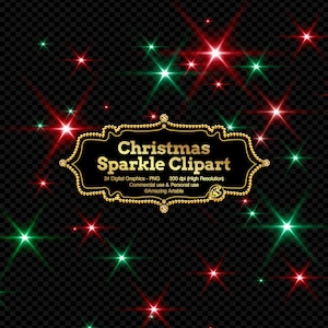 Christmas Sparkle Clipart: red and green light overlay sparkle lens flare string light bokeh clipart glow fairy light border clip art png