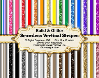 Vertical Striped Pattern Seamless Digital Paper: rainbow vertical stripe digital paper vertical strip background golden line scrapbook paper