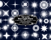 Star Light Flare Clipart: flare lights sparkle overlays lens flare star burst sunlight glow spark light lens flare photoshop lighting effect