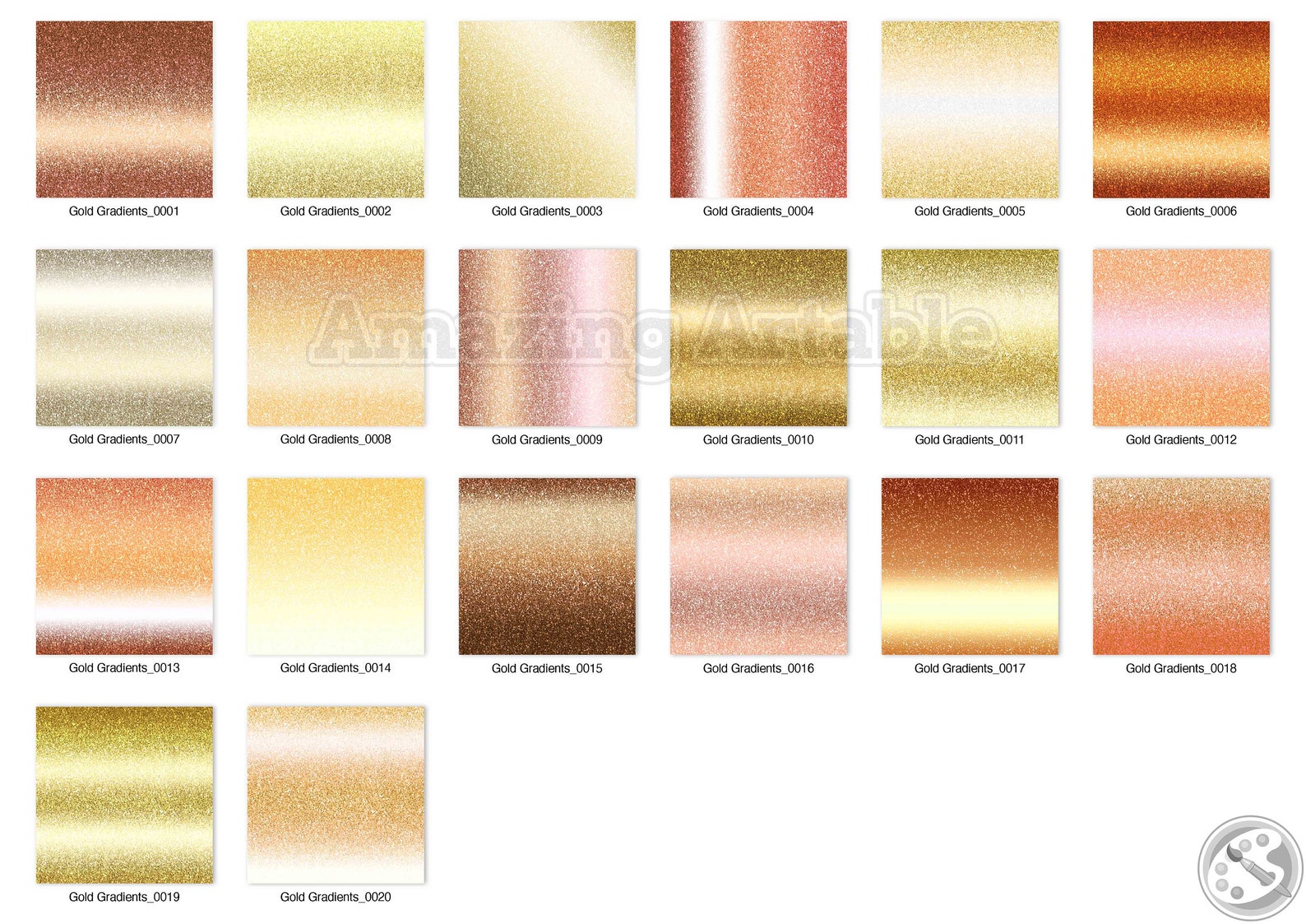 Gold Gradients Digital Paper: Luxury Gold Gradient Paper Gold Ombre ...