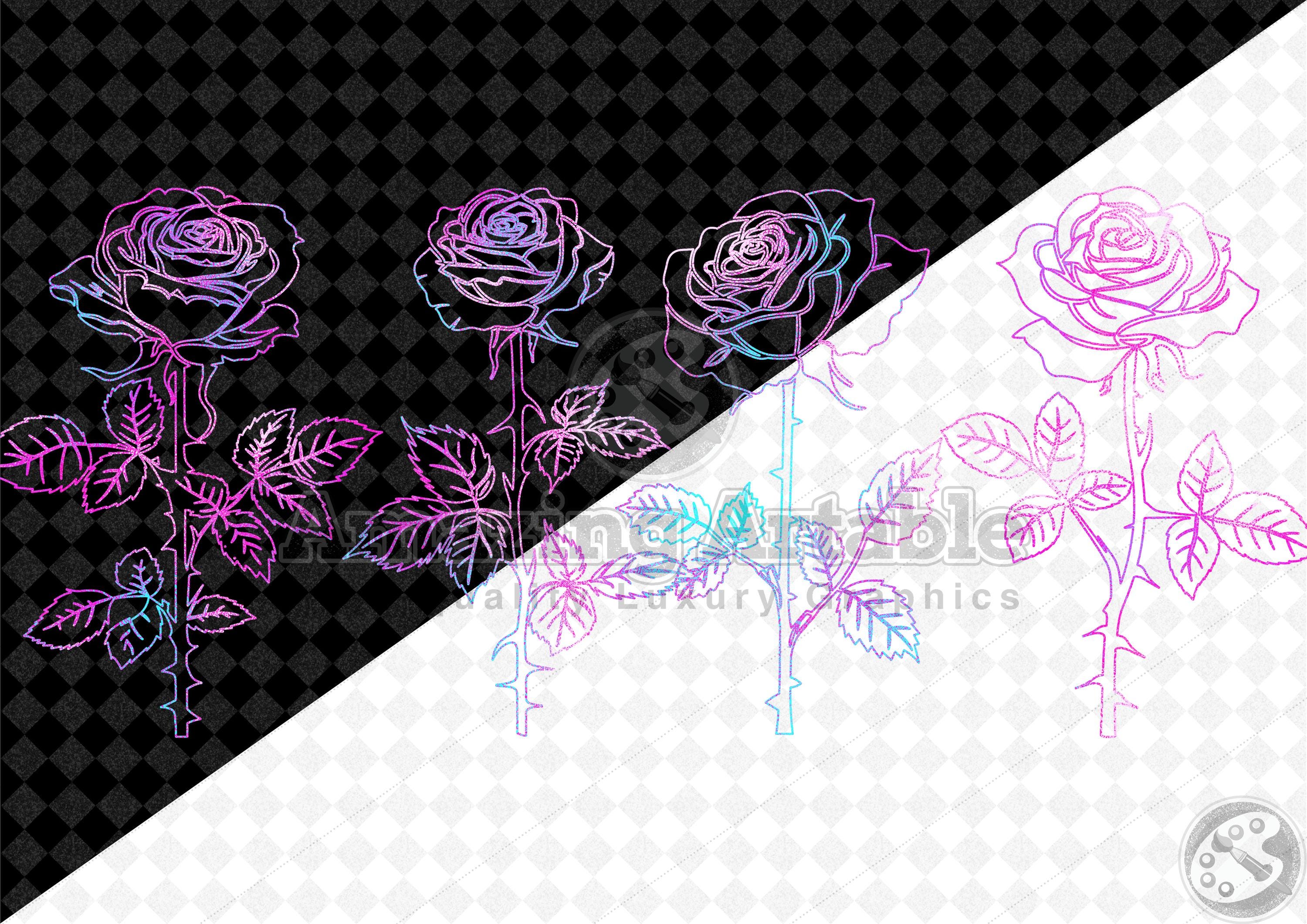 Blue Roses Overlay Iridescent Line Art Roses Clipart: Pink and Blue Roses Clip Art ...