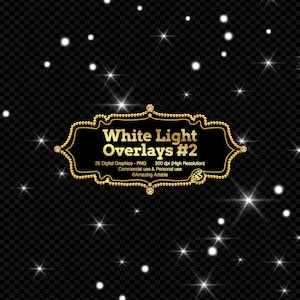 White Light Overlays #2: white bokeh light overlay star fairy lights glow lens flare white sparkle overlays white string light clipart png