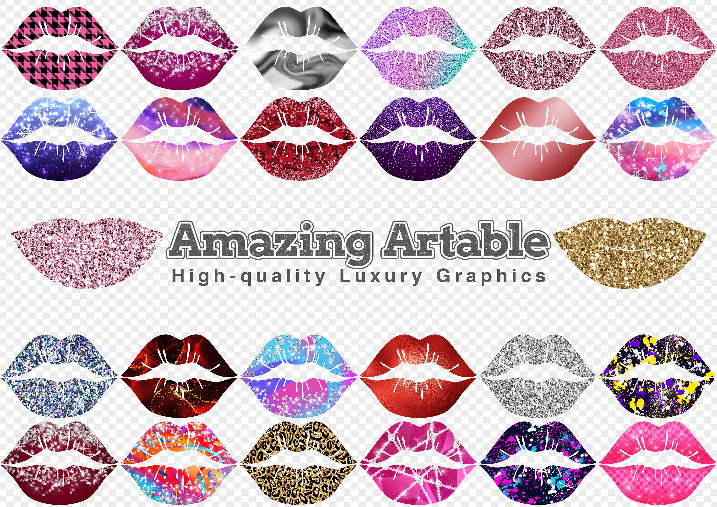 Amazing Lips Clipart Luxury Lip Clipart Kiss Lip Overlay Glitter Lip