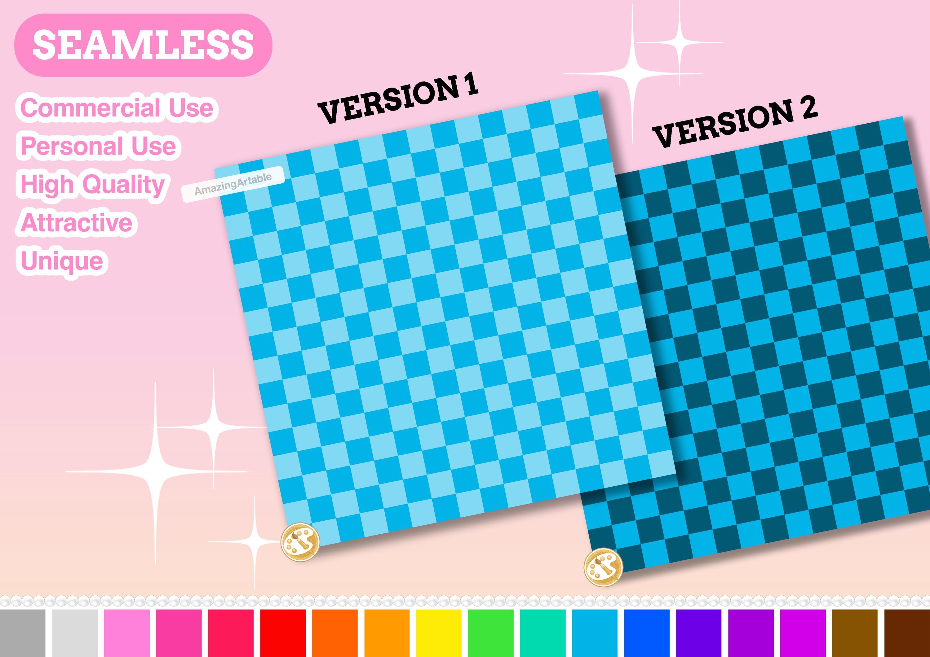 Tinted Checkerboard Seamless Digital Paper: Classic Tinted Checkered ...