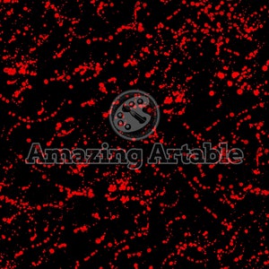 Red & Black Paint Splatter Seamless Digital Paper: Black and White