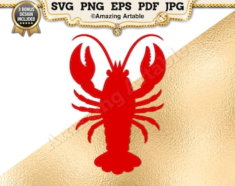 Hummer SVG: Roter Hummer Hummer Schneidedatei Cricut Silhouette Gold Hummer Shirt Design svg png eps pdf jpg