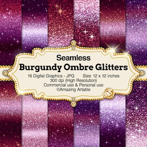 Carta digitale senza soluzione di continuità con glitter bordeaux sfumato: carta digitale glitter bordeaux sfumata viola scuro, sfondi sfumati viola di Halloween