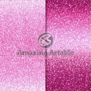 Pink & Purple Ombre Digital Paper: seamless pink glitter gradient background luxury shimmer pink and purple digital paper red pink ombre image 3