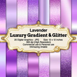 Sparkly Silver Glitter on Lavender Tissue Paper Sheets Gift Wrap Wrapping  30x20 / 750x500mm 