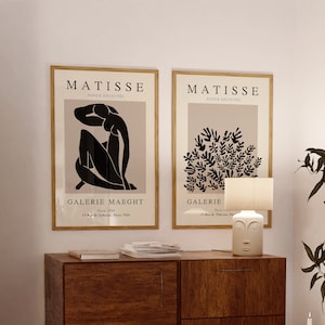 Matisse prints SET of 2, Henri Matisse posters, abstract Wall Art, Ship Worldwide from UK,US,Aus,Europe : )
