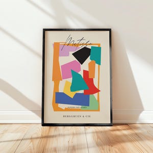 Matisse wall art cutout, Henry Matisse abstract print, the snail inspired print, Ship Worldwide from UK,US,Aus,EU : )