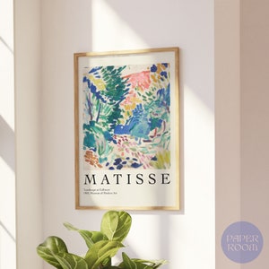 Henri Matisse painting print, Landscape at Collioure Poster, Ship Worldwide from UK,US,Aus,EU : )