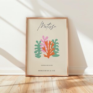Matisse Druck, Ausschnitt Poster, Henri Matisse abstrakter Druck, Schiff weltweit aus UK,US,Aus,EU : )