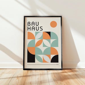 Bauhaus Poster, Bauhaus Druck, Bauhaus Kunstdruck, Bauhaus Ausstellungsplakat, Schiff Weltweit aus UK,US,Aus,EU :)