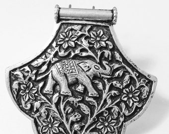 Elephant Sterling Silver .925 handmade pendant