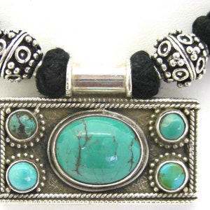 Turquoise Handmade Sterling Silver .925 Choker necklace