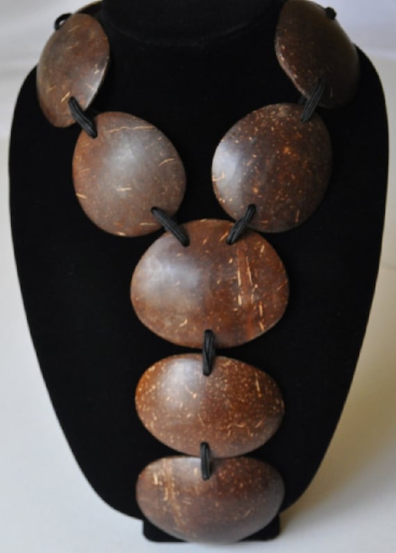Unique Handmade coconut shell necklace