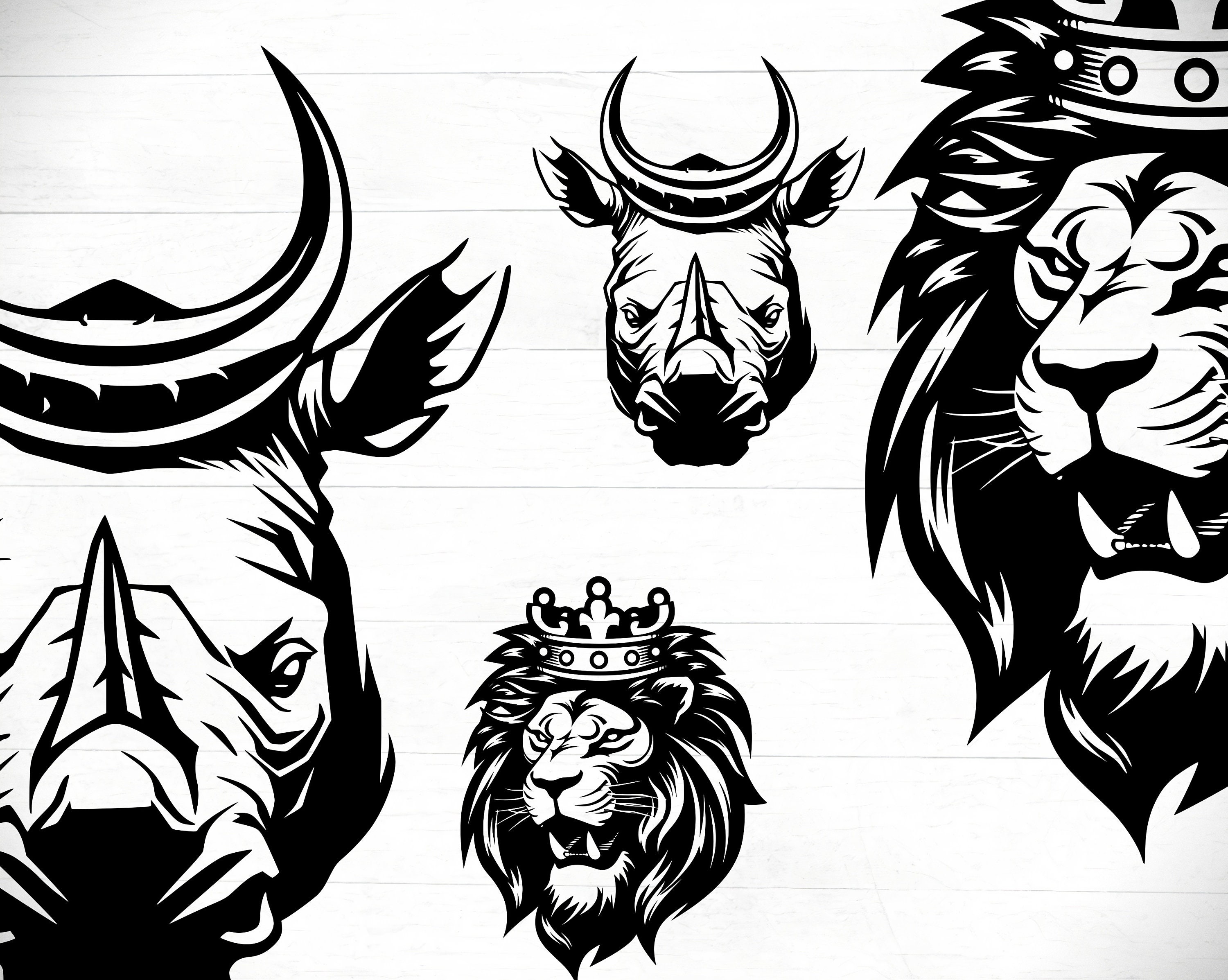 10 Animal Svg Bundle, Animal Print Svg, Animal Svg Cut Files, Animal ...