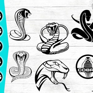 Snake SVG Bundle: Cobra, Python Vector Clipart (30 pcs, Instant Download) image 3