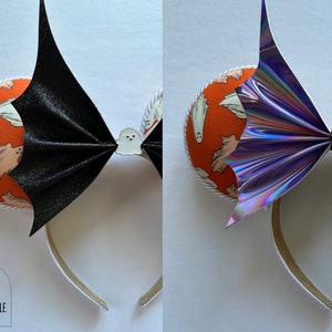 Glow in the Dark Minnie Halloween Ears