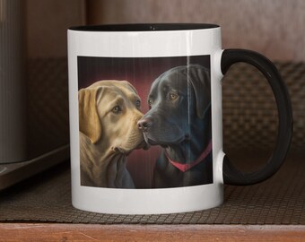 Yellow Lab Mug, Black Labrador Mug, Black Lab Mug, Lab Mug, Yellow Labrador, Black Labrador Retriever, Dog Mug, Dog Mom Mug, Labrador Mug