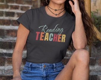 Reading teacher shirt, Reading teacher, Reading Teacher Shirts, Reading teacher gift, Reading teacher Tshirt,Reading Specialist,Read Coach