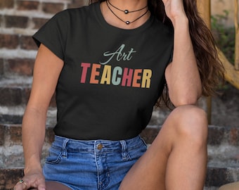 T-shirt dell'insegnante di arte camicia dell'insegnante apprezzamento dell'insegnante di arte tshirt del regalo dell'insegnante d'arte Abbigliamento dell'insegnante d'arte, tshirt dell'artista del regalo dell'insegnante