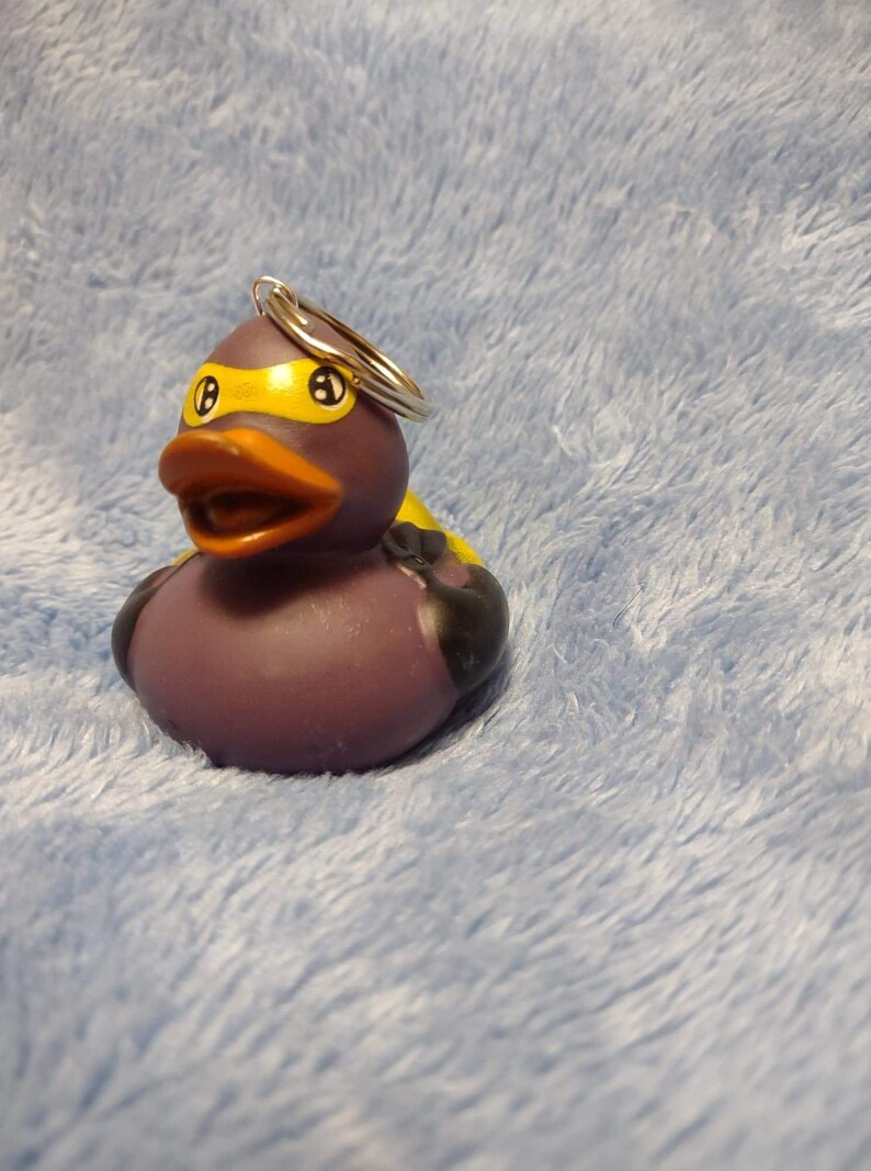 Rubber Duck Keychain Etsy