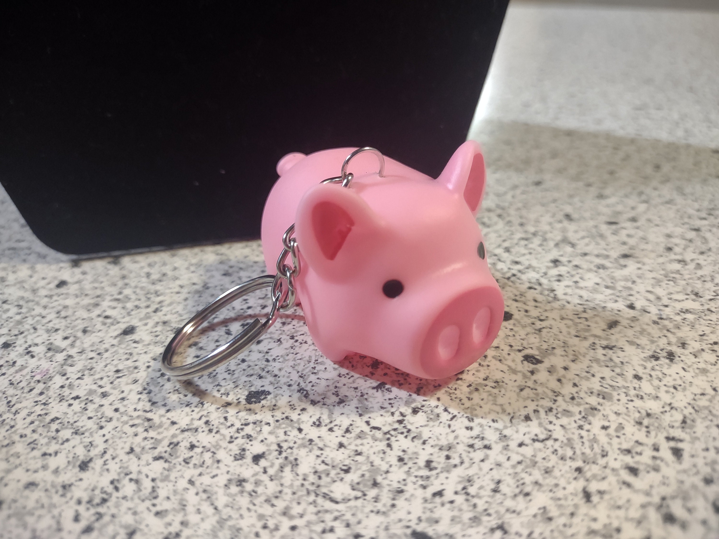 Pooping pig keychain best sale