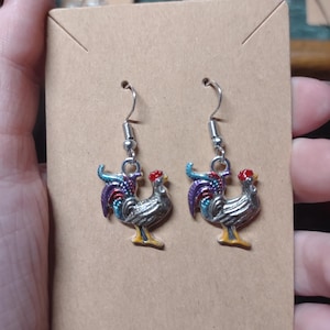 Chicken earrings / necklace