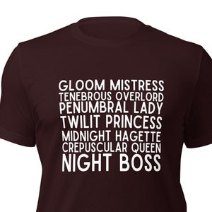 The Locked Tomb // Gideon the Ninth -- Names for Harrowhark -- Unisex T-Shirt