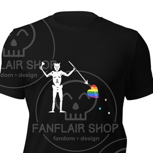 Inspirado no OFMD - Rainbow Blackbeard - Camiseta unissex