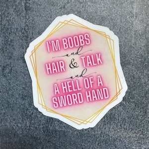 The Locked Tomb // Nona the Ninth -- Corona is MANY Things -- Matte vinyl waterproof sticker