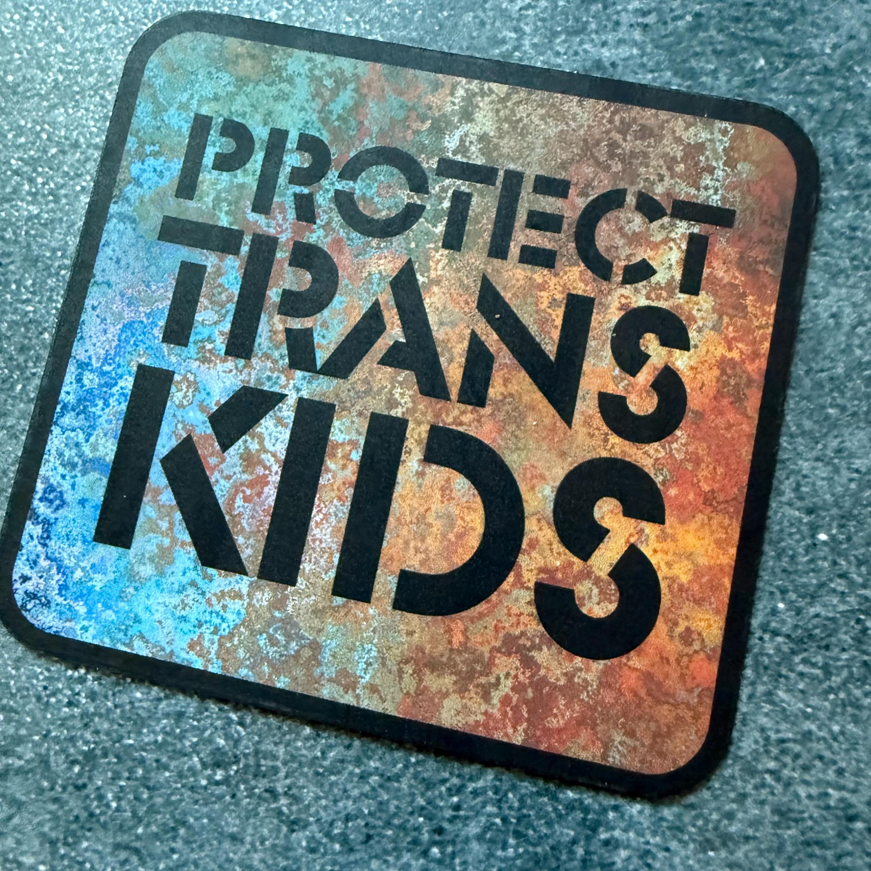 LGBTQ+ Trans Pride Kindle/kobo Sticker -- Protect Trans Kids -- Matte ...