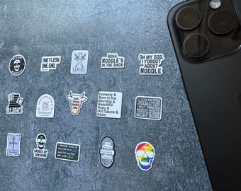 The Locked Tomb // Gideon/Harrow/Nona the Ninth -- Mini Sticker SETS -- Matte vinyl waterproof stickers