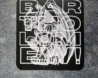 The Night and the Moth -- Bartholomew! -- Matte vinyl waterproof sticker