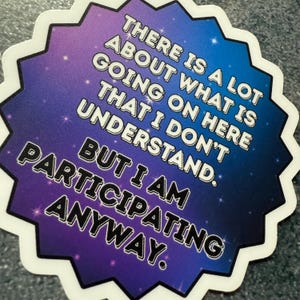 Network Effect  // The Murderbot Diaries -- A lot going on that I don&#39;t understand -- Matte vinyl waterproof sticker