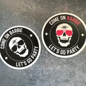 The Locked Tomb // Gideon the Ninth // Barbenheimer -- Come On, Barbie -- Matte vinyl waterproof sticker
