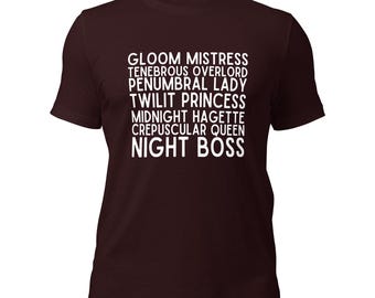 The Locked Tomb // Gideon the Ninth -- Names for Halshark -- Unisex T-Shirt