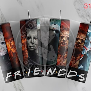 Part 4:Horror Movie Edition 20oz Skinny Tumbler #31-40