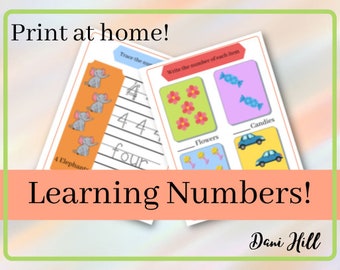 Learning Numbers With Tracing and Counting Fun