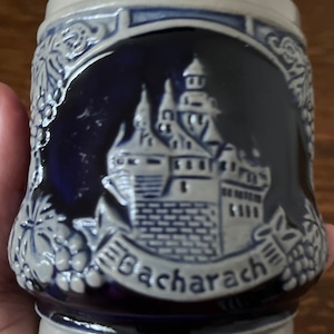 Vintage German Barrel Beer Stein