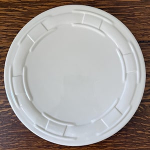 Longaberger Pottery Woven Traditions Ivory Trivet 8.5-inches
