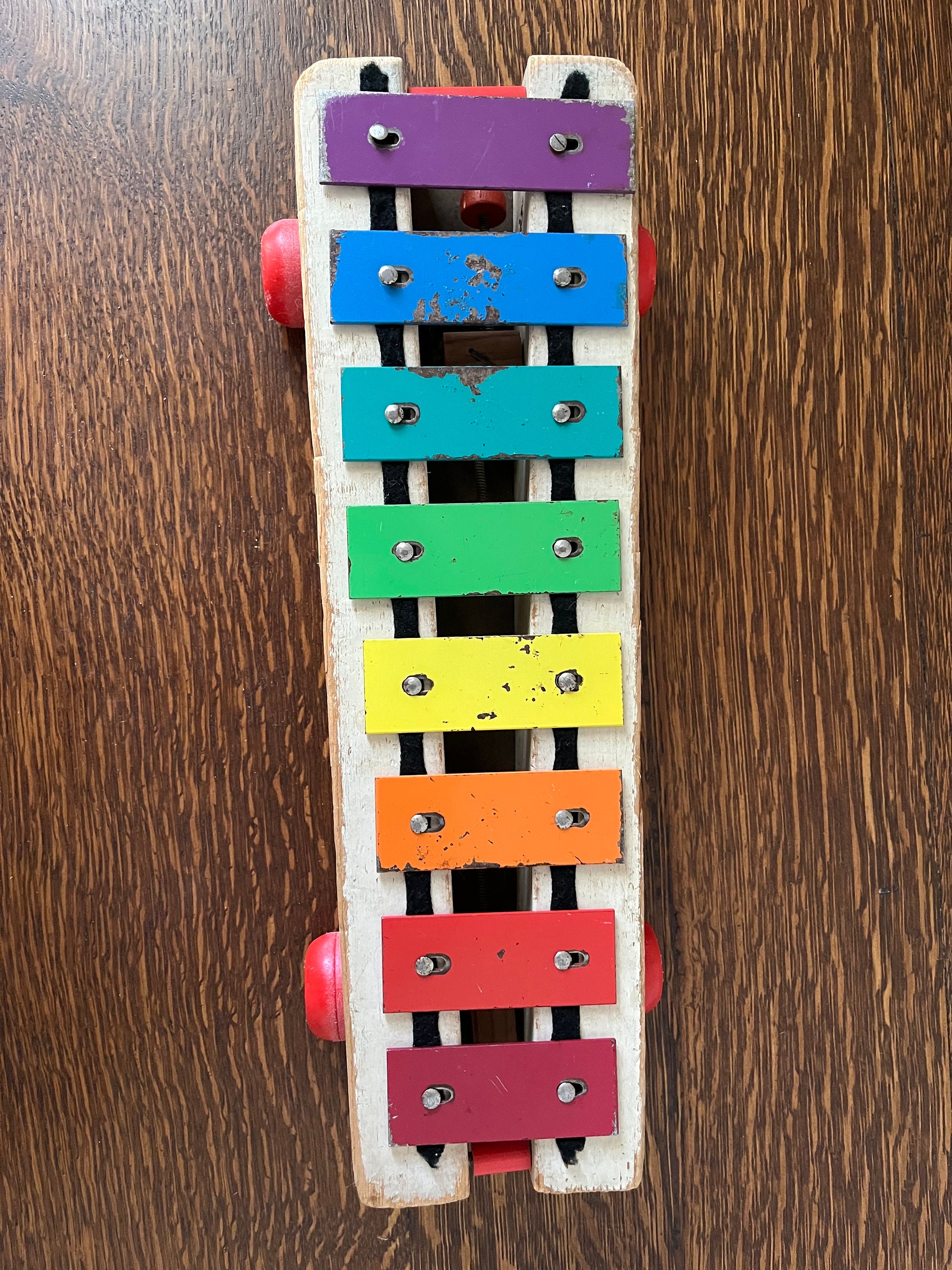 1964 Vintage Fisher Price Pull-A-Tune Xylophone Toy
