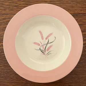 Vintage Homer Laughlin Pink Radiance Soup Bowl