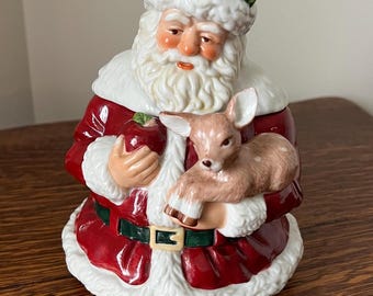 Vintage Santa Stein - Foxhill Fine Porcelain Christmas Mug